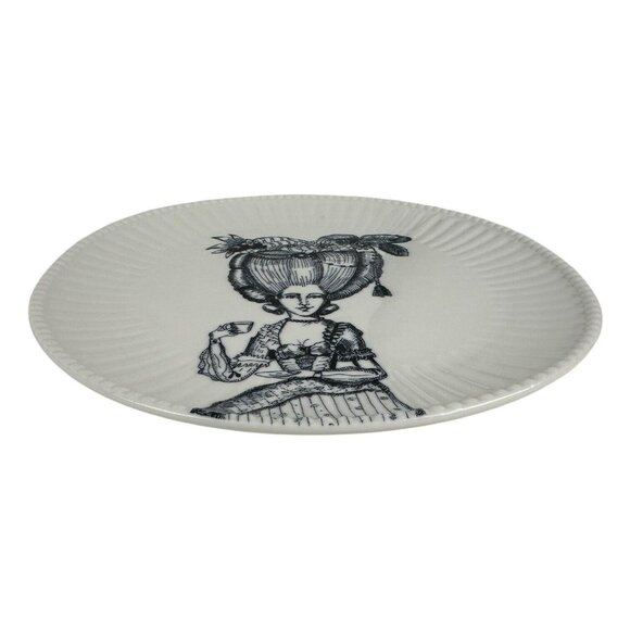 Anthropologie Plate Florence Balducci LADY IN WAITING RARE! 10.75" D Whimsical - Picture 9 of 14